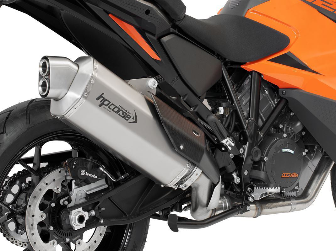 HP CORSE KTM 1290 Super Adventure Slip-on Exhaust "4-Track RR Titanium" (Euro 5)