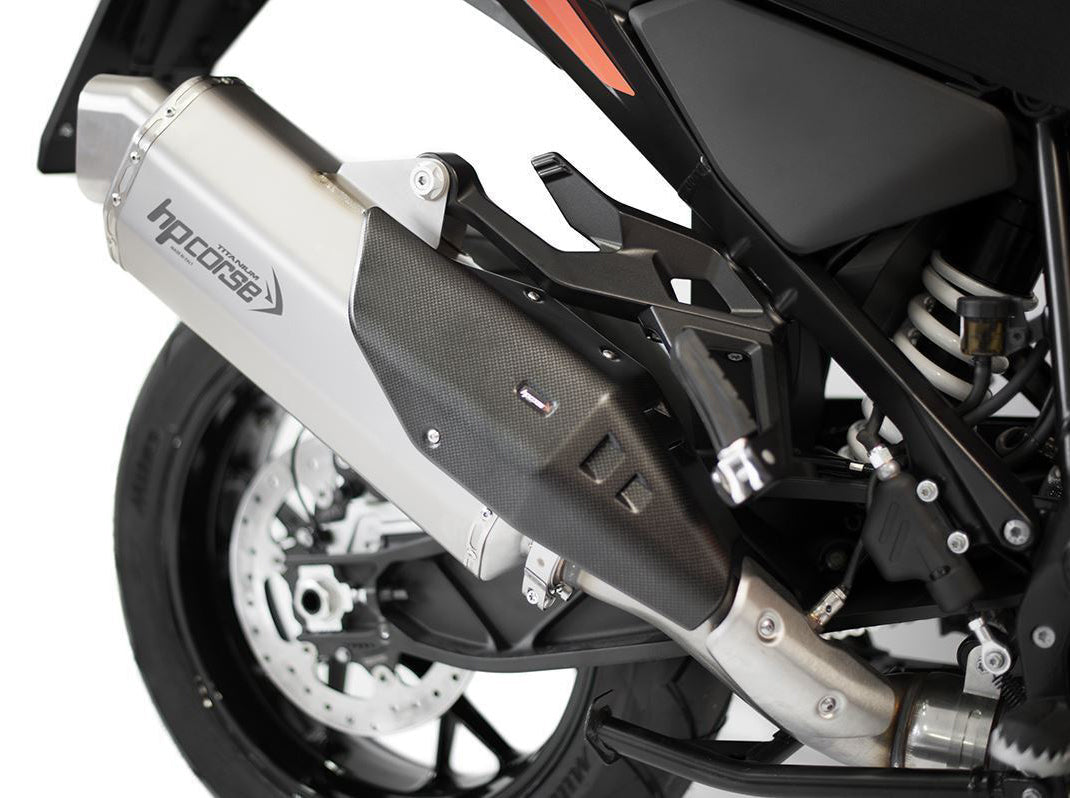 HP CORSE KTM 1290 Super Adventure Slip-on Exhaust "4-Track RR Titanium" (Euro 5)