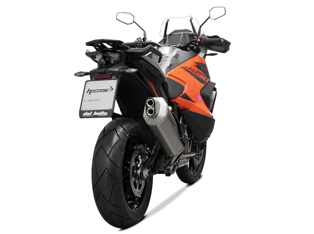 HP CORSE KTM 1290 Super Adventure Slip-on Exhaust "4-Track RR Titanium" (Euro 5)