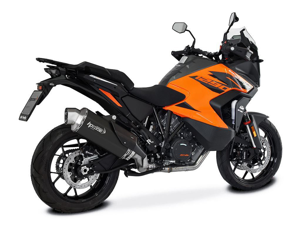 HP CORSE KTM 1290 Super Adventure Slip-on Exhaust "4-Track RR Black Titanium" (Euro 5)