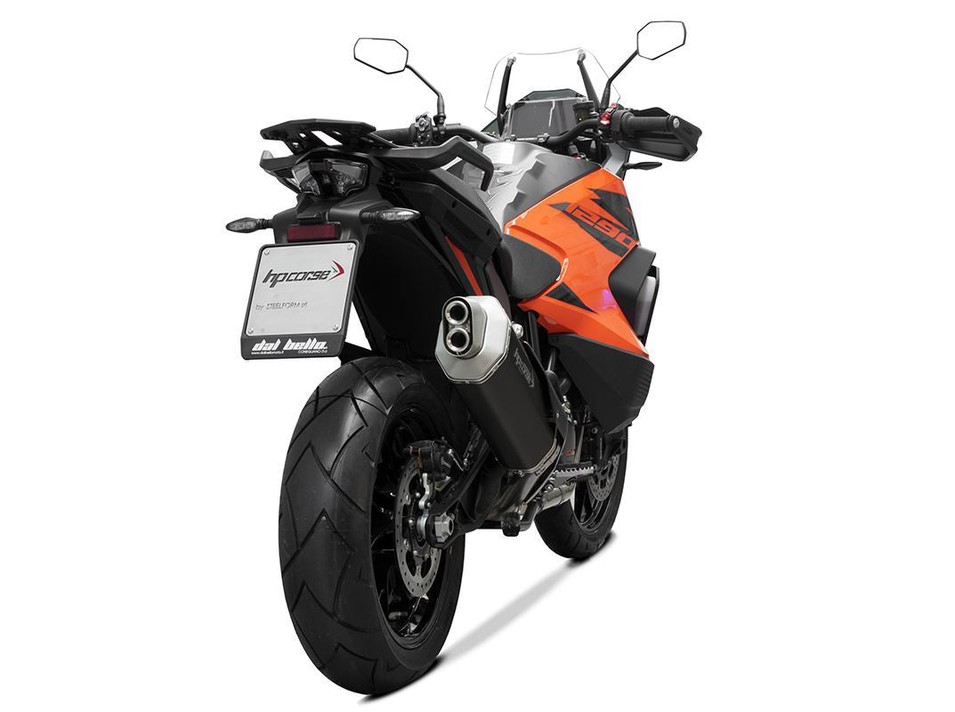 HP CORSE KTM 1290 Super Adventure Slip-on Exhaust "4-Track RR Black Titanium" (Euro 5)