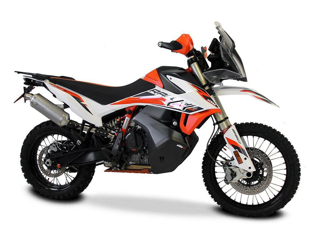 HP CORSE KTM 890 Adventure (2021+) Slip-on Exhaust "SP-1 Short Titanium" (Euro 5)