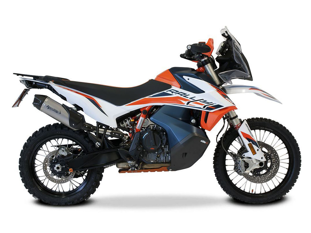 HP CORSE KTM 890 Adventure (2021+) Slip-on Exhaust "SP-1 Carbon Short Titanium" (Euro 5)