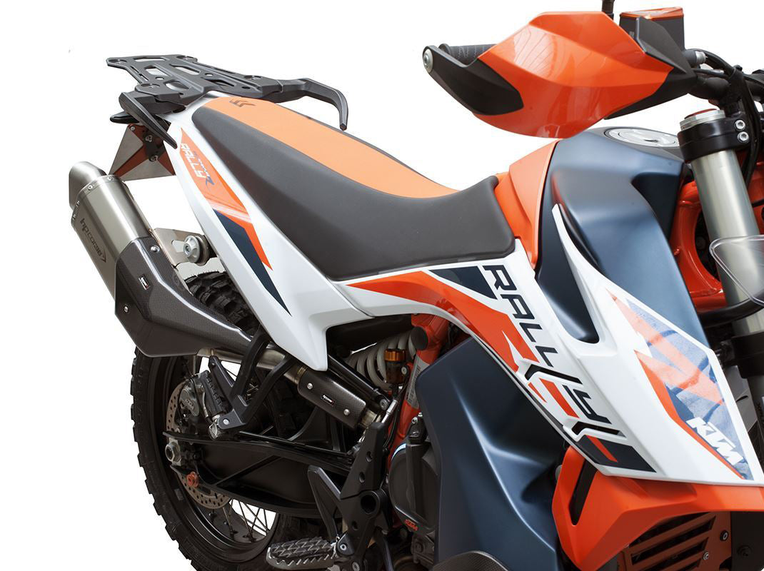 HP CORSE KTM 890 Adventure (2021+) Slip-on Exhaust "4-Track R Short Inox Satin" (Euro 5)