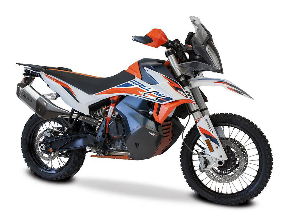 HP CORSE KTM 890 Adventure (2021+) Slip-on Exhaust "SPS Carbon Short Titanium" (Euro 5)