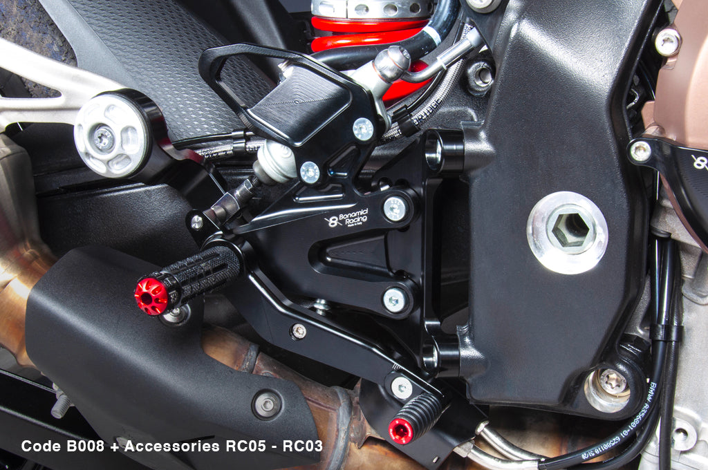 B008 - BONAMICI RACING BMW S1000R (2021+) Adjustable Rearset – Accessories in the 2WheelsHero Motorcycle Aftermarket Accessories and Parts Online Shop