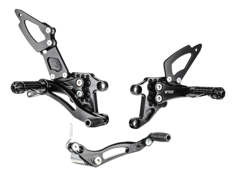 H004 - BONAMICI RACING Honda CBR1000RR (04/07) Adjustable Rearset (racing) – Accessories in the 2WheelsHero Motorcycle Aftermarket Accessories and Parts Online Shop