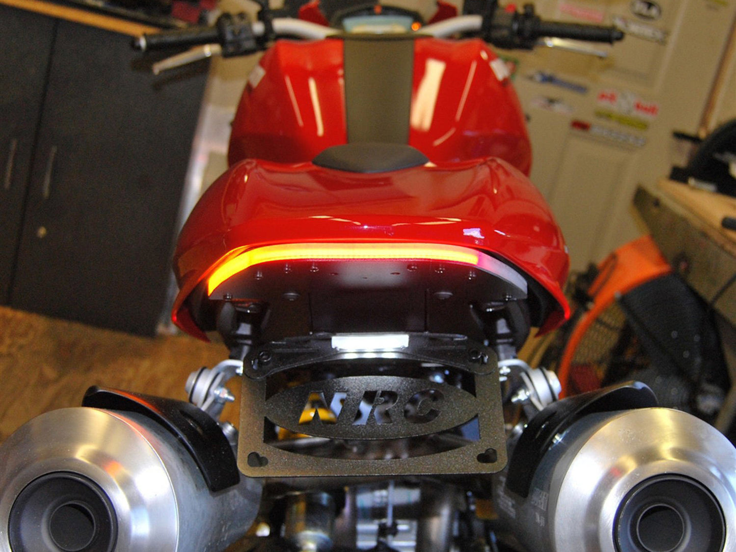 NEW RAGE CYCLES Ducati Monster 1100 LED Tail Tidy Fender Eliminator