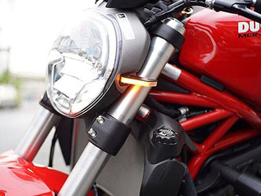 NEW RAGE CYCLES Ducati Monster 1100 Front LED Turn Signals