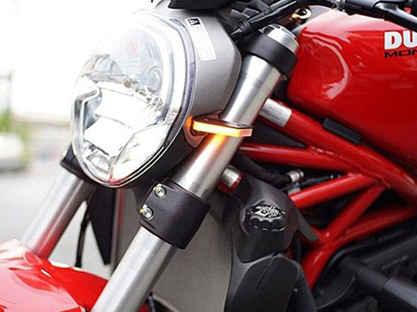 NEW RAGE CYCLES Ducati Monster 1200R Front LED Turn Signals