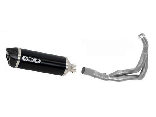 ARROW 71459KZ+71794AKN Kawasaki Versys 650 (2015+) Aluminum Full Exhaust System "Competition Evo Race-Tech" – Accessories in the 2WheelsHero Motorcycle Aftermarket Accessories and Parts Online Shop