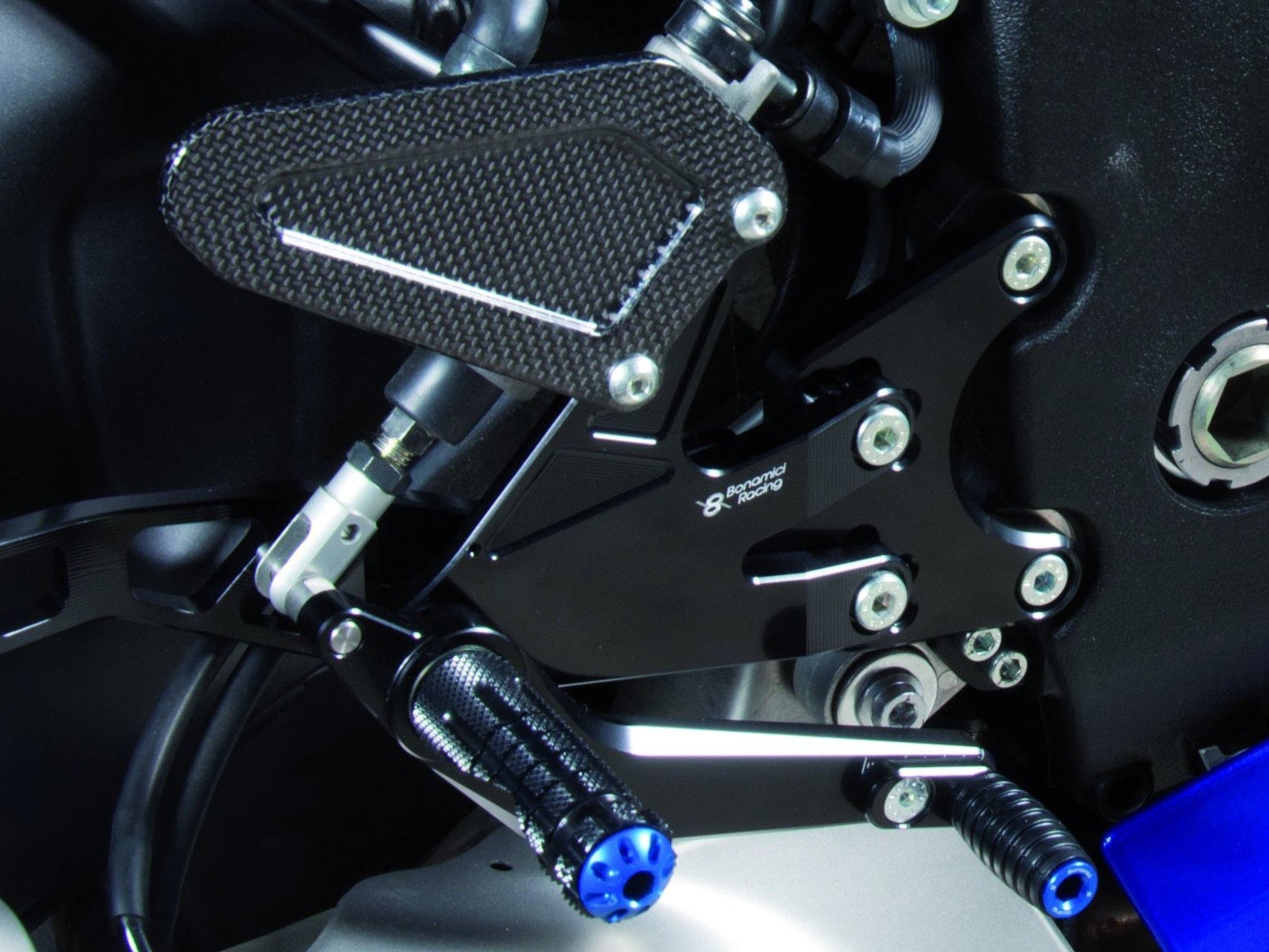 Y011 - BONAMICI RACING Yamaha YZF-R1 / YZF-R1M (2015+) Adjustable Rearset – Accessories in the 2WheelsHero Motorcycle Aftermarket Accessories and Parts Online Shop