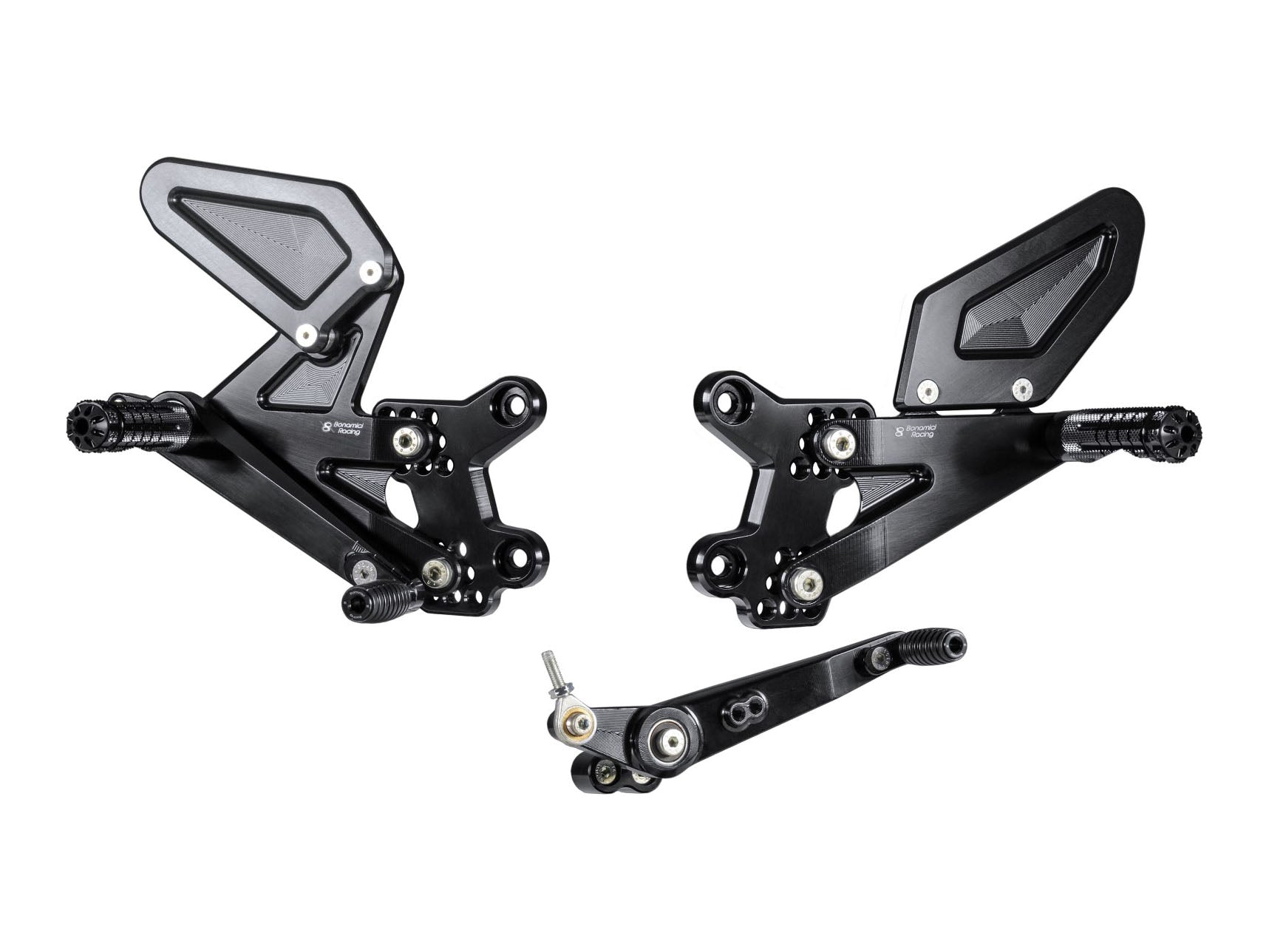 S011 - BONAMICI RACING Suzuki GSX-R1000 (2017+) Adjustable Rearset – Accessories in the 2WheelsHero Motorcycle Aftermarket Accessories and Parts Online Shop