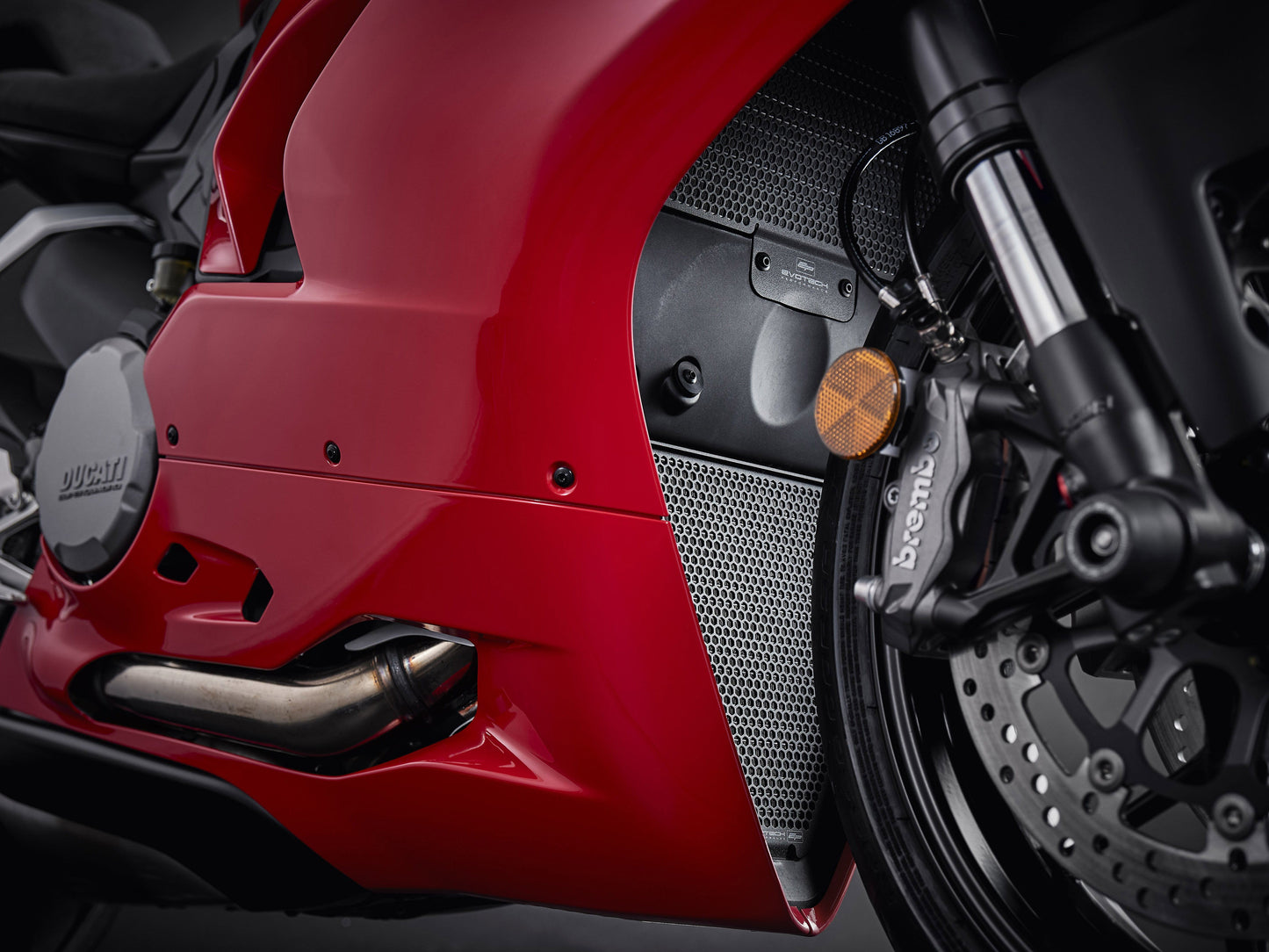 EVOTECH Ducati Panigale V2 (2012+) Radiator Guard (upper)