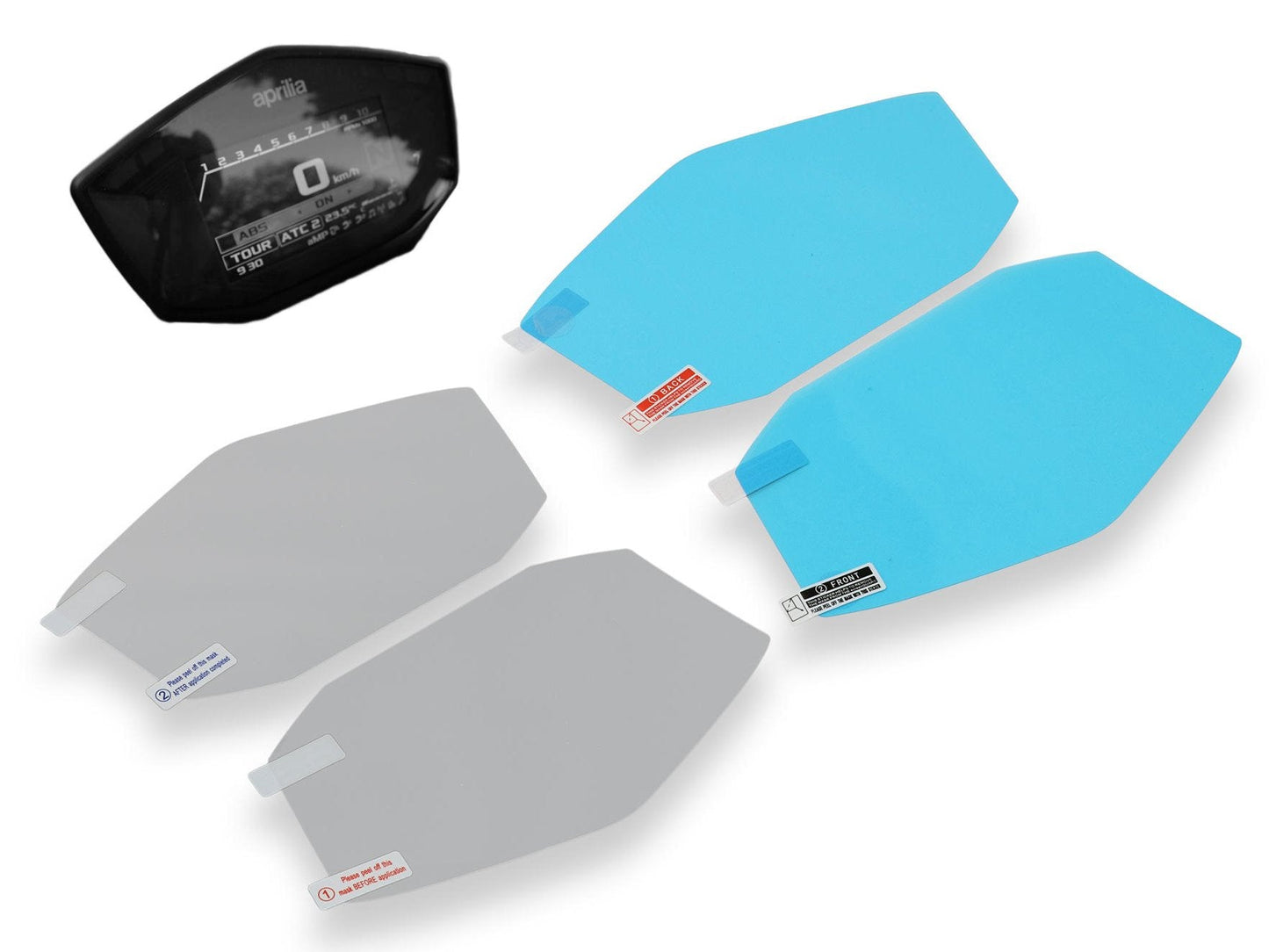 DP021 - CNC RACING Aprilia Dashboard Screen Protectors kit