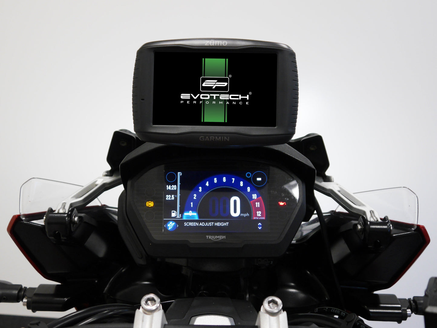 EVOTECH Triumph Tiger 1200 (17/21) Phone / GPS Mount "Garmin"