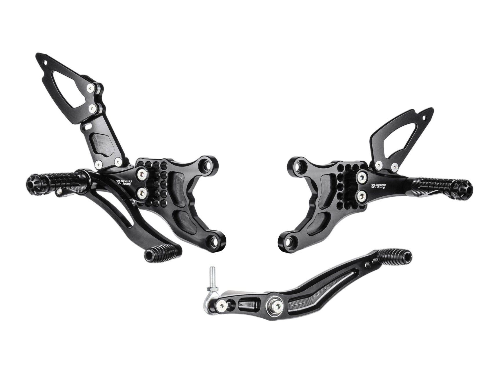 Y007 - BONAMICI RACING Yamaha YZF-R1 (09/14) Adjustable Rearset – Accessories in the 2WheelsHero Motorcycle Aftermarket Accessories and Parts Online Shop