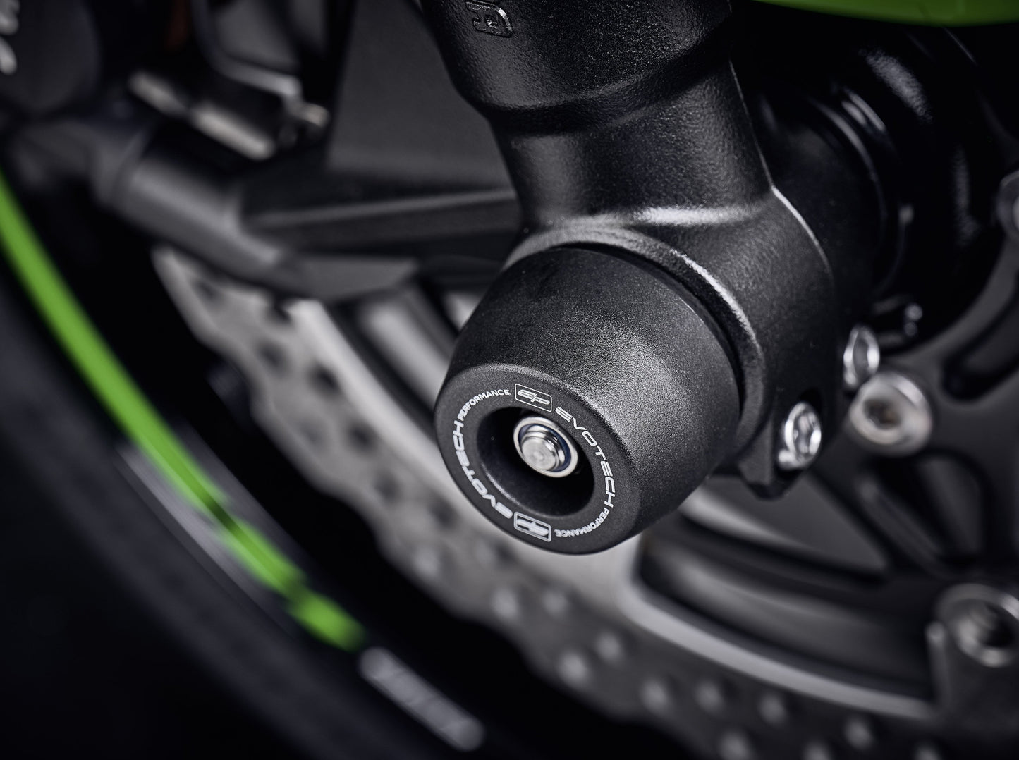 EVOTECH Kawasaki ZX-6R Front Wheel Sliders