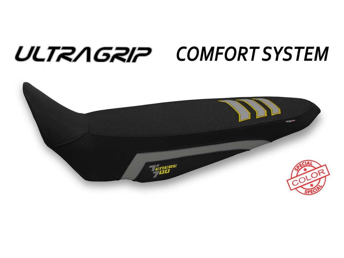 TAPPEZZERIA ITALIA Yamaha Tenere 700 (2019+) Ultragrip Comfort Seat Cover "Liddel" (full single saddle)