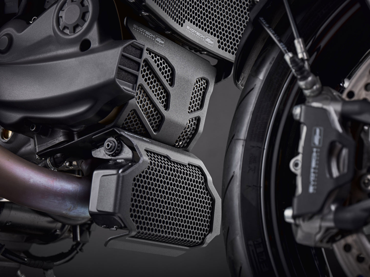 EVOTECH Ducati Hypermotard 950 Radiator, Engine & Oil Cooler Protection Kit