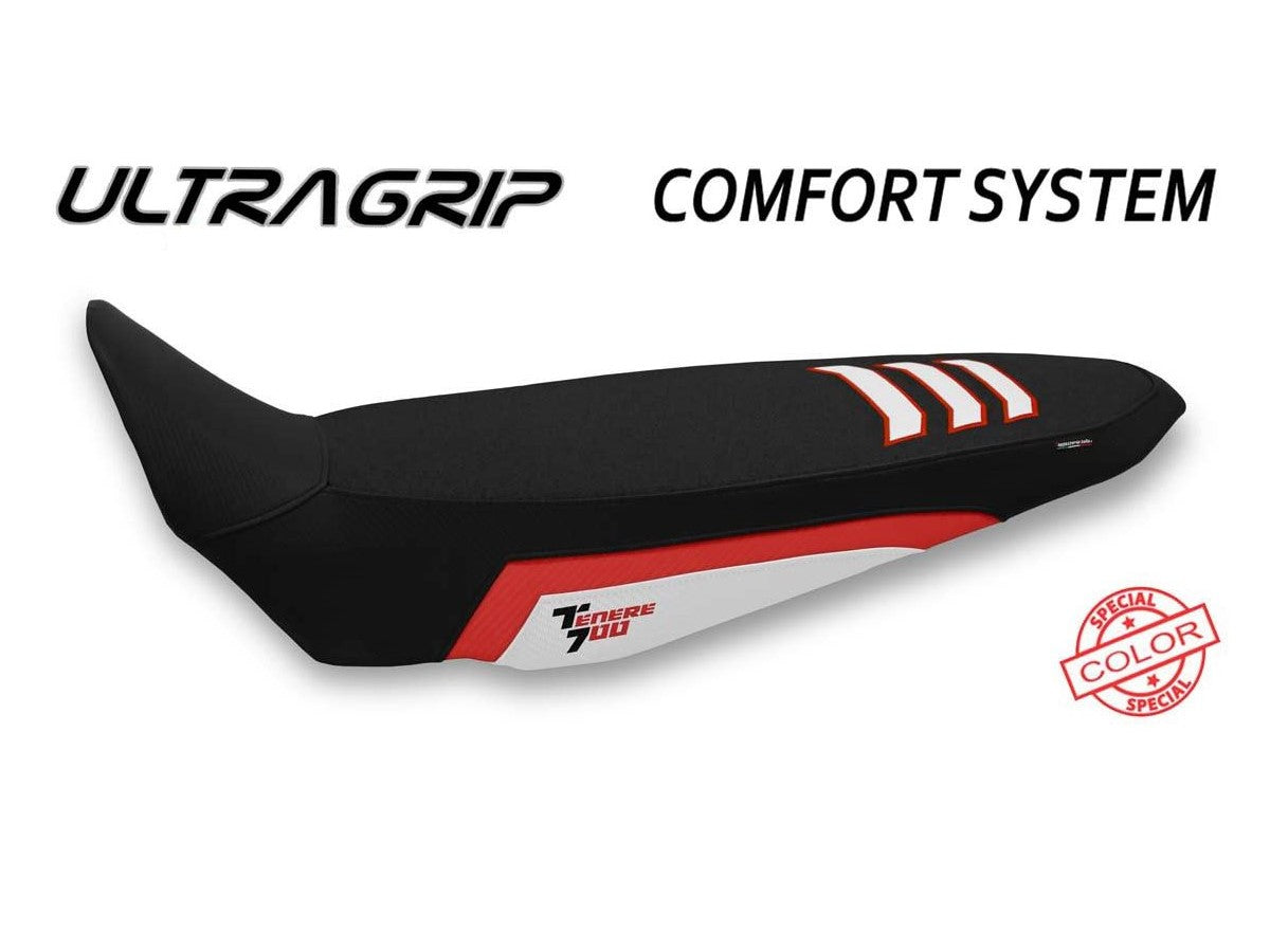 TAPPEZZERIA ITALIA Yamaha Tenere 700 (2019+) Ultragrip Comfort Seat Cover "Liddel" (full single saddle)