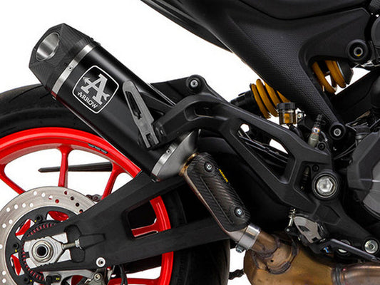 ARROW 71939AKN Ducati Monster 950 / 937 (2021+) Slip-on Exhaust "Indy Race" (dark aluminum) – Accessories in the 2WheelsHero Motorcycle Aftermarket Accessories and Parts Online Shop