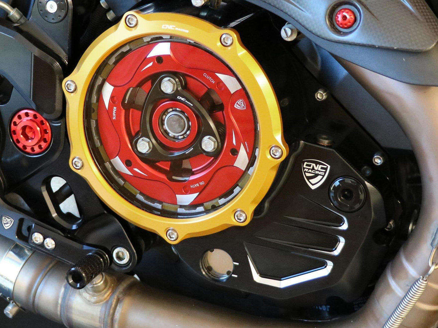 CA503 - CNC RACING Ducati Oil Bath Clear Clutch Cover