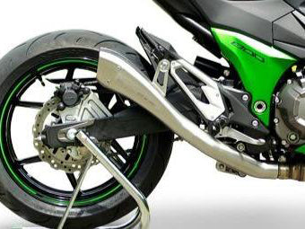 HP CORSE Kawasaki Z800/E Slip-on Exhaust "Hydroform Satin" (EU homologated)