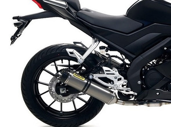 ARROW 51018KZ+51518AK Yamaha MT125 (2020+) Aluminum Full Exhaust System "Competition Evo Thunder" – Accessories in the 2WheelsHero Motorcycle Aftermarket Accessories and Parts Online Shop