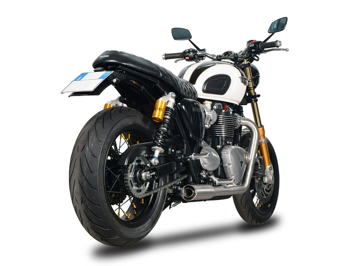 SPARK GTR8804 Triumph Bonneville T120 / Street Twin 900 (16/18) Full Exhaust System "Custom Works" (approved; polished) – Accessories in the 2WheelsHero Motorcycle Aftermarket Accessories and Parts Online Shop