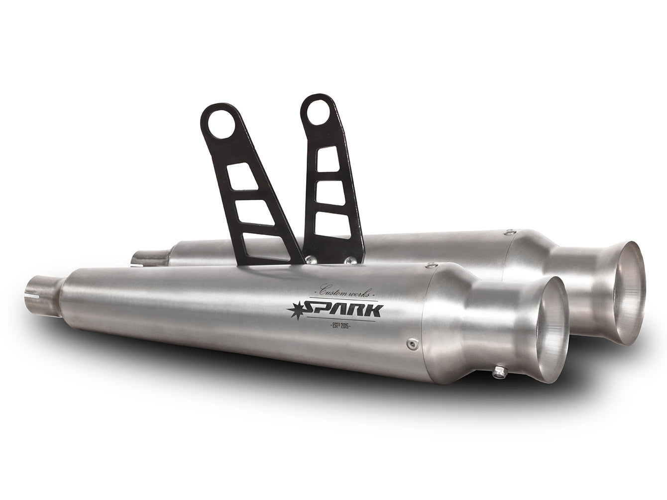 SPARK GTR0208 Triumph Bonneville T120 (16/18) Double Slip-on Exhaust "Trumpet" (approved; polished) – Accessories in the 2WheelsHero Motorcycle Aftermarket Accessories and Parts Online Shop