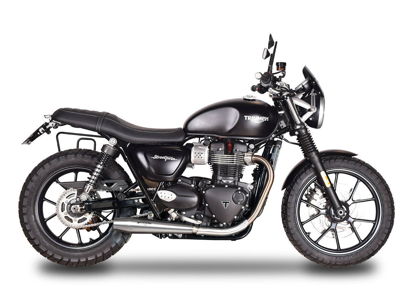 SPARK GTR0403 Triumph Street Twin 900 (16/18) Double Slip-on Exhaust "Sinfonia" (approved)