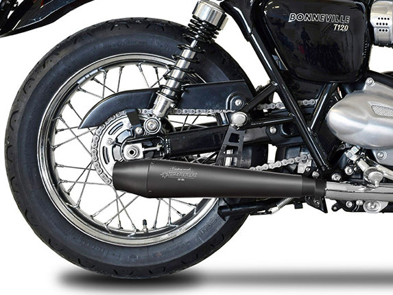 SPARK GTR0209 Triumph Bonneville T120 (16/18) Double Slip-on Exhaust "Sinfonia" (approved; black) – Accessories in the 2WheelsHero Motorcycle Aftermarket Accessories and Parts Online Shop