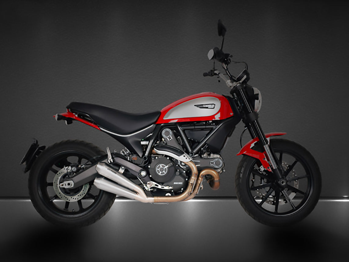 SPARK GDU2101 Ducati Scrambler 800 (15/18) Slip-on Exhaust "Classic" – Accessories in the 2WheelsHero Motorcycle Aftermarket Accessories and Parts Online Shop