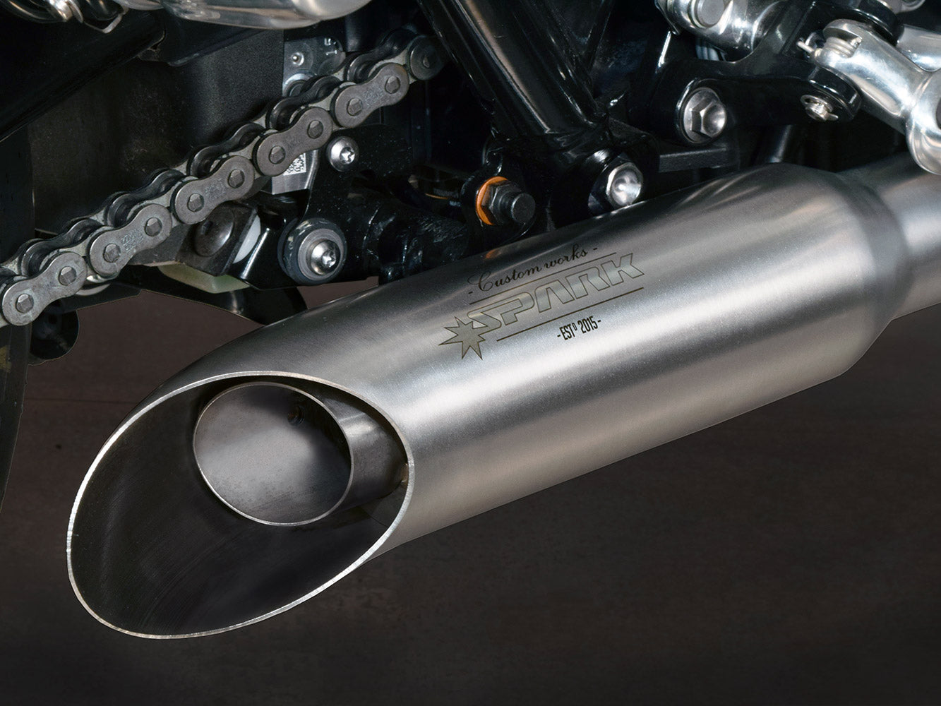 SPARK GTR8813 Triumph Thruxton 1200 / 1200R (16/20) Full Exhaust System "Hot Road" (racing; polished) – Accessories in the 2WheelsHero Motorcycle Aftermarket Accessories and Parts Online Shop