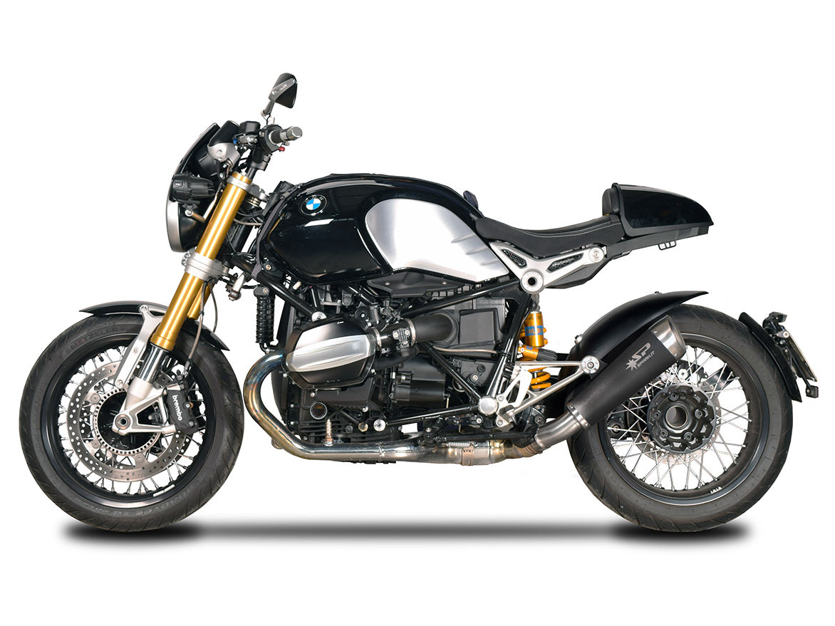 SPARK GBM0802 BMW R nineT (13/16) Slip-on Exhaust "Evo 5" (approved; dark) – Accessories in the 2WheelsHero Motorcycle Aftermarket Accessories and Parts Online Shop