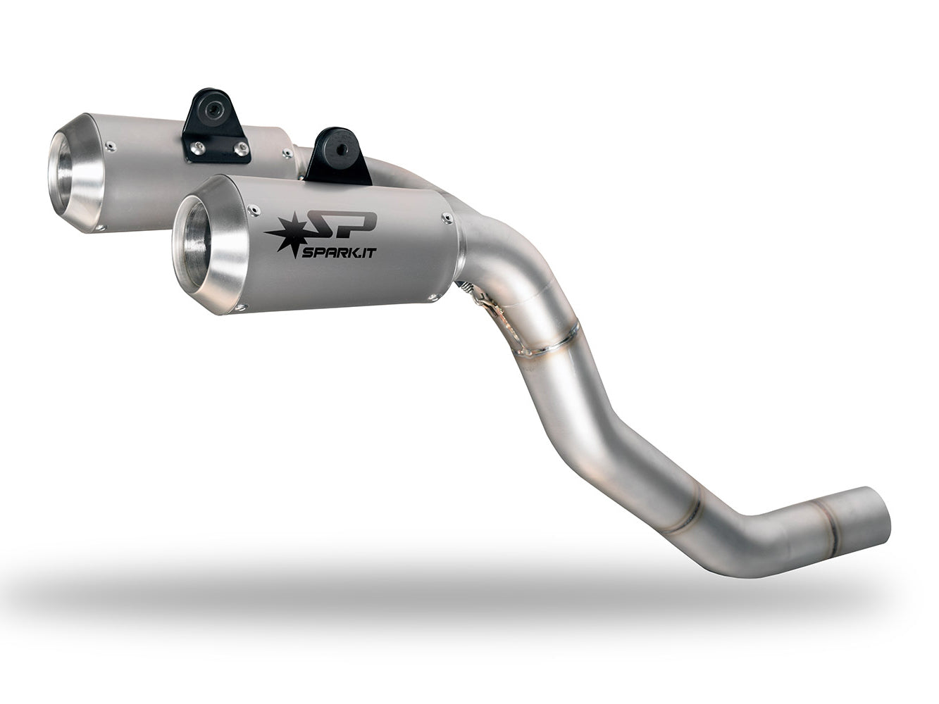 SPARK GDU0836 Ducati Monster 1200R (16/19) High Position Dual Slip-on Exhaust "MotoGP" (racing) – Accessories in the 2WheelsHero Motorcycle Aftermarket Accessories and Parts Online Shop