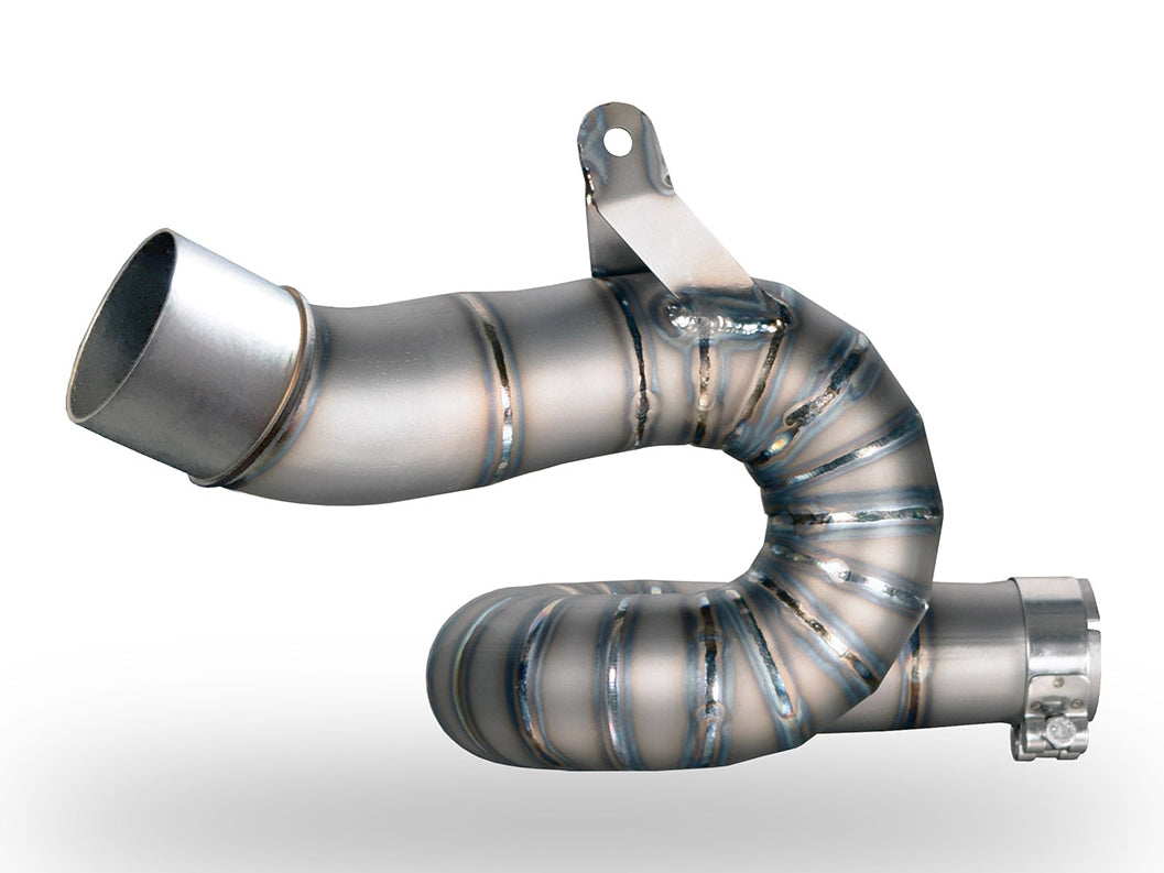 SPARK GTR0501R Triumph Street Triple (2017+) Titanium Exhaust Link Pipe (racing; for SPARK silencers)