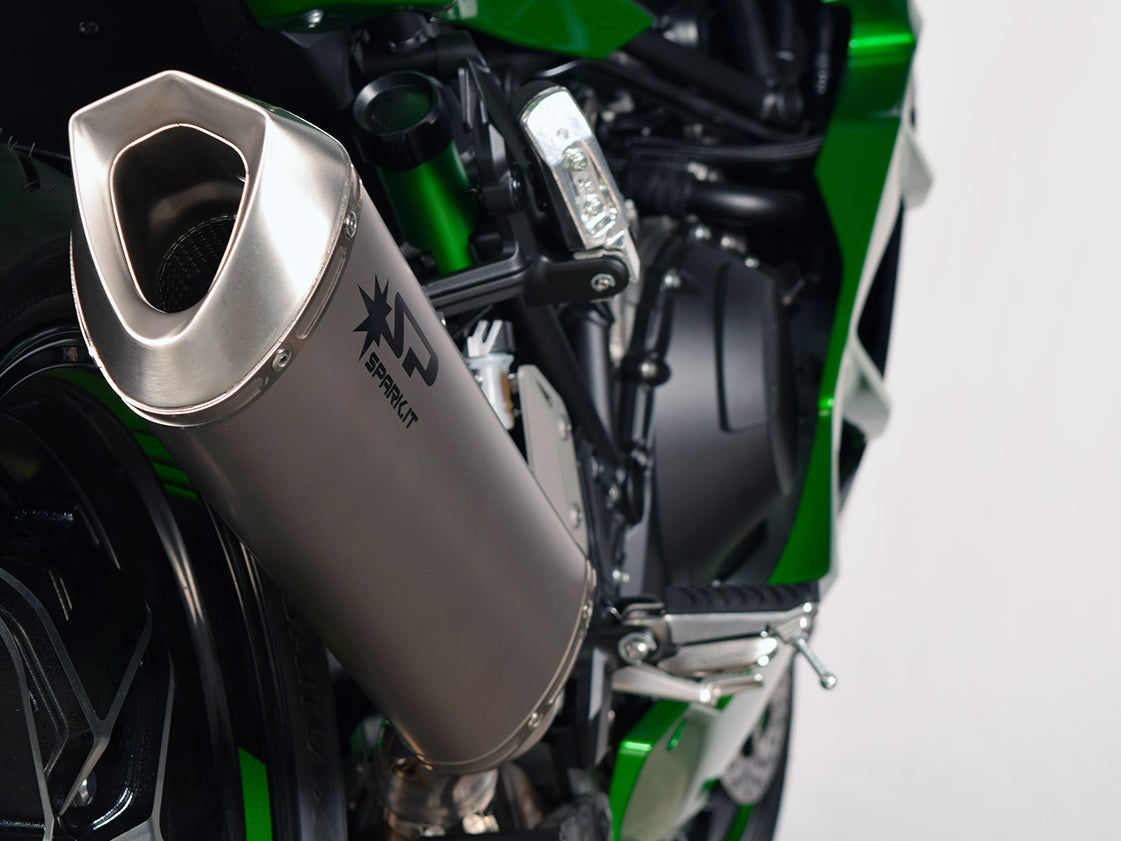 SPARK GKA0804 Kawasaki H2SX (18/19) Slip-on Exhaust "Force" (racing) – Accessories in the 2WheelsHero Motorcycle Aftermarket Accessories and Parts Online Shop