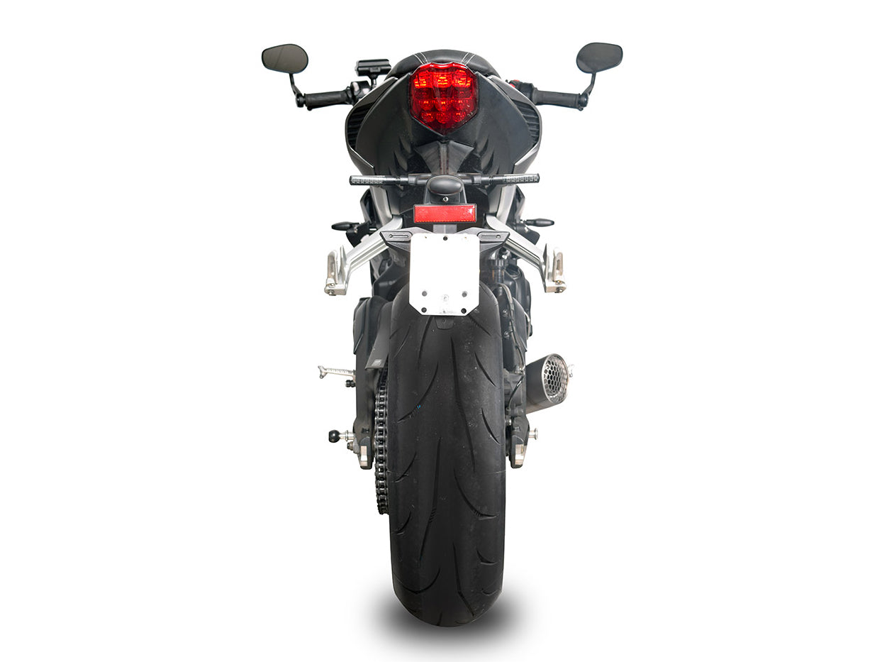 SPARK GTR0501 Triumph Street Triple (2017+) Titanium Semi-full Exhaust System "Grid-O" (racing) – Accessories in the 2WheelsHero Motorcycle Aftermarket Accessories and Parts Online Shop