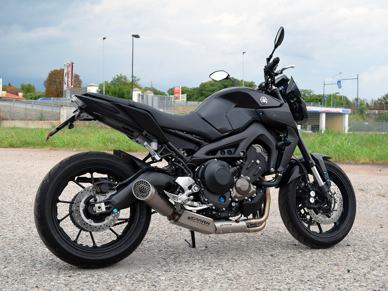 SPARK GYA8862 Yamaha MT-09 / Tracer 900 / XSR900 (14/20) Titanium Full Exhaust System "Grid-O" (EU homologated) – Accessories in the 2WheelsHero Motorcycle Aftermarket Accessories and Parts Online Shop