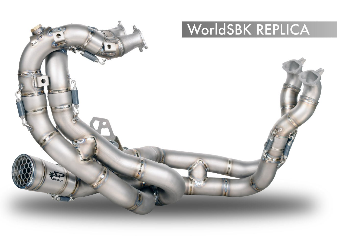 SPARK GDU8835 Ducati Panigale V4 (2018+) Full Titanium Full Exhaust System "WorldSBK REPLICA" (racing) – Accessories in the 2WheelsHero Motorcycle Aftermarket Accessories and Parts Online Shop