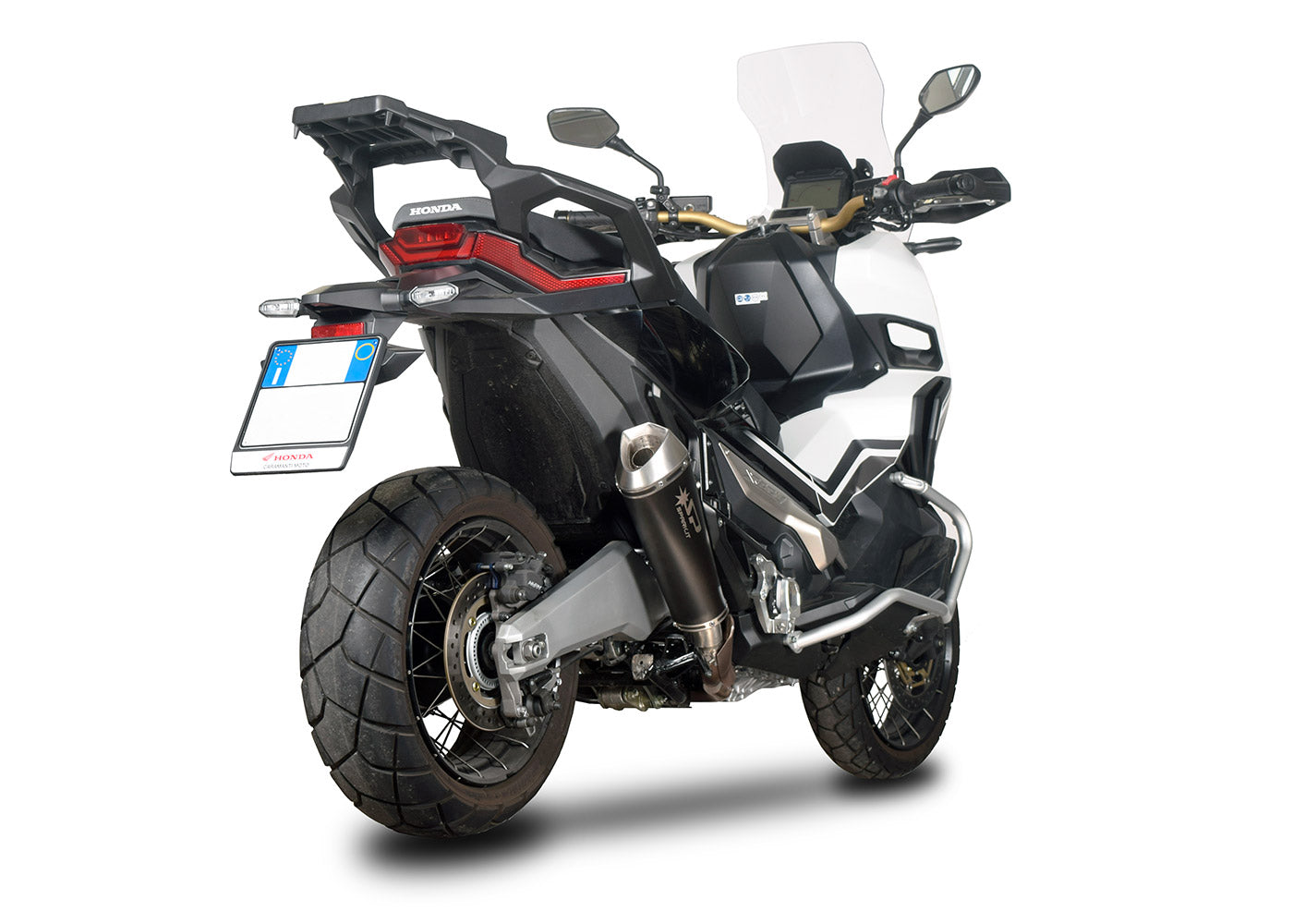 SPARK GHO1801 Honda X-ADV 750 (2017+) Slip-on Exhaust "Konix" (EU homologated) – Accessories in the 2WheelsHero Motorcycle Aftermarket Accessories and Parts Online Shop