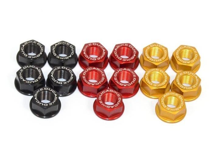 DUCABIKE Rear sprocket carrier nuts set for Ducati motorcycles