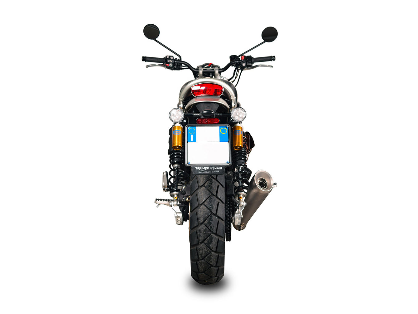 SPARK GTR8810 Triumph Scrambler 1200XC / 1200XE (2019+) Stainless Steel Full Exhaust System "60's" – Accessories in the 2WheelsHero Motorcycle Aftermarket Accessories and Parts Online Shop