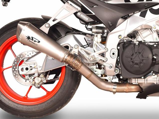 SPARK GAP0405 Aprilia RSV4 / Tuono V4 (17/20) Titanium Slip-on Exhaust "Konix" (racing)