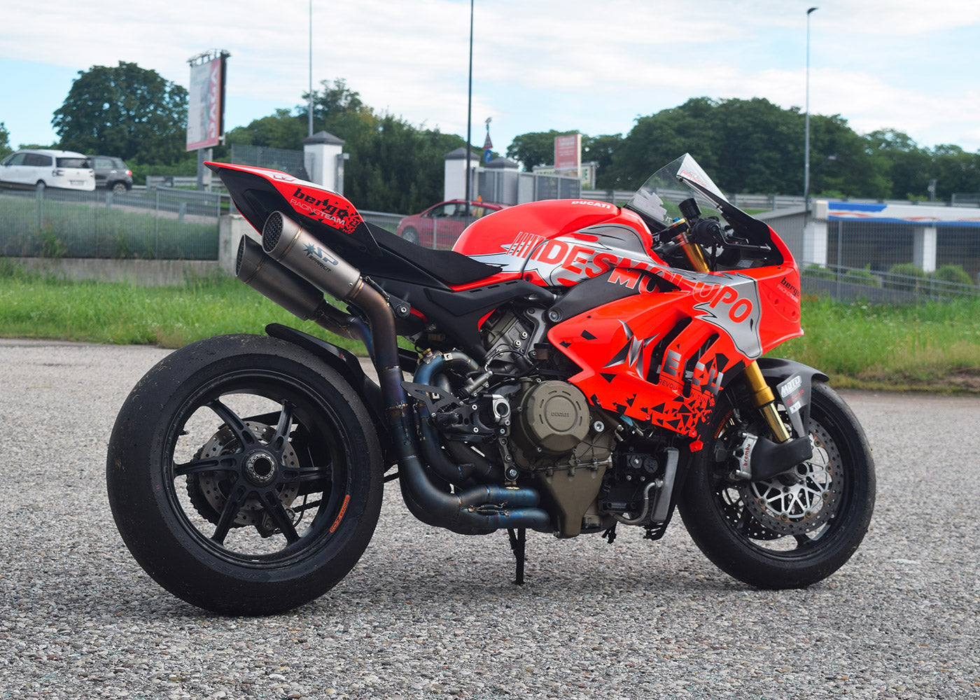 SPARK GDU8845 Ducati Panigale V4 (2018+) Full Titanium Full Exhaust System "GRID-O" (racing; underseat) – Accessories in the 2WheelsHero Motorcycle Aftermarket Accessories and Parts Online Shop