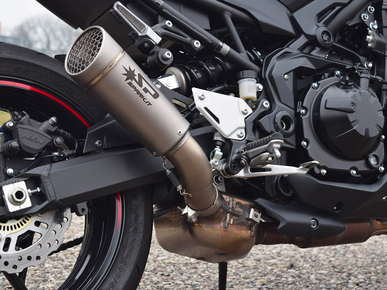 SPARK GKA0906 Kawasaki Z900 (2020+) Titanium Slip-on Exhaust "Grid-O" (EU Homologated) – Accessories in the 2WheelsHero Motorcycle Aftermarket Accessories and Parts Online Shop