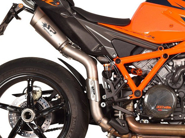 SPARK GKT0111 KTM 1290 / 1390 Super Duke R / R Evo (2020+) Titanium High-mount Double Exhaust "GRID-O" (EU homologated)