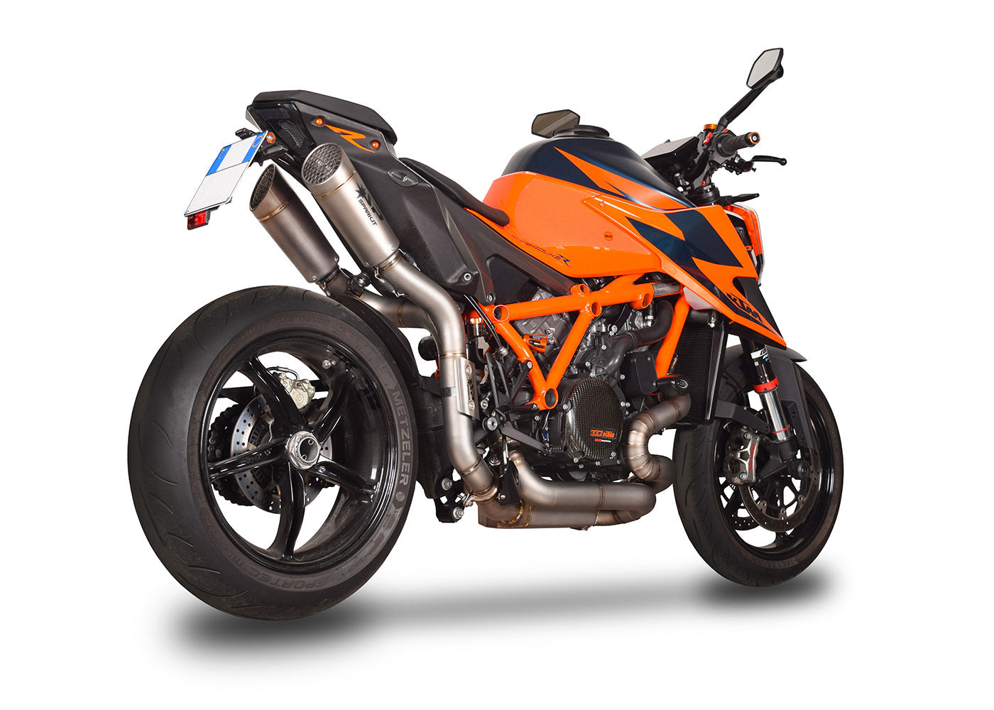 SPARK GKT8502 KTM 1290 / 1390 Super Duke R / R Evo (2020+) Titanium Exhaust Collector (racing; with valve simulator) – Accessories in the 2WheelsHero Motorcycle Aftermarket Accessories and Parts Online Shop